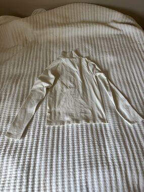 Intimately Free People White Seamless Cutout Back Mock Neck Top - XS/S